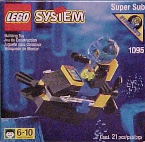 Katalogová fotka postaveného setu 1095 Super Sub