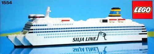 Catalogue picture of the built set 1554 Silja Line Ferry