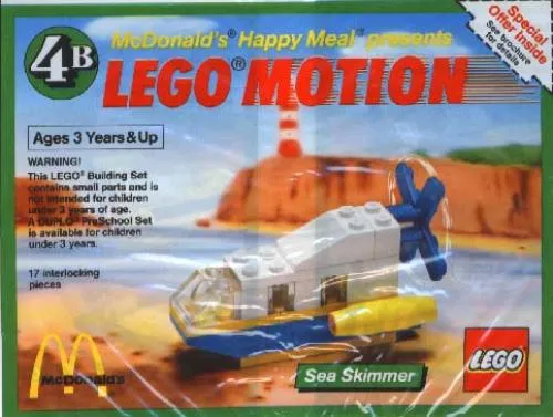 Katalogová fotka postaveného setu 1649 Lego Motion 4B, Sea Skimmer
