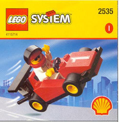 Katalogová fotka postaveného setu 2535 Formula 1 Racing Car