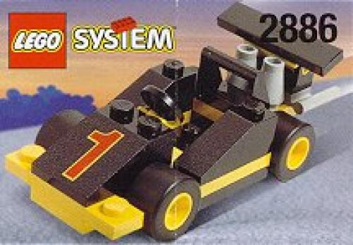 Katalogová fotka postaveného setu 2886 Formula 1 Racing Car