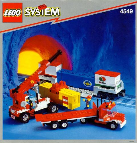 Catalogue picture of the built set 4549 Container Double Stack