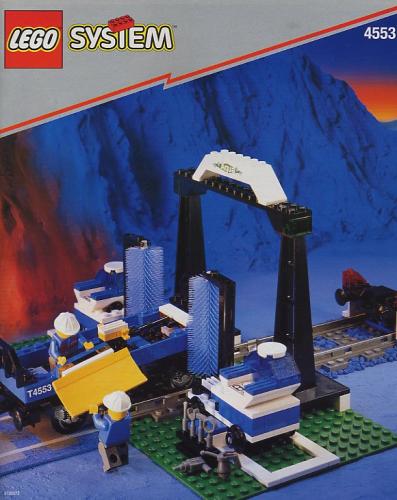 Catalogue picture of the built set 4553 Train Wash