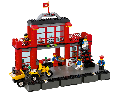 Catalogue picture of the built set 4556 Train Station
