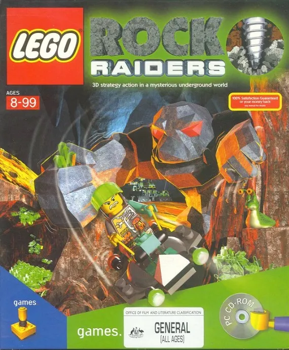 Catalogue picture of the built set 5708 Rock Raiders - PC CD-ROM