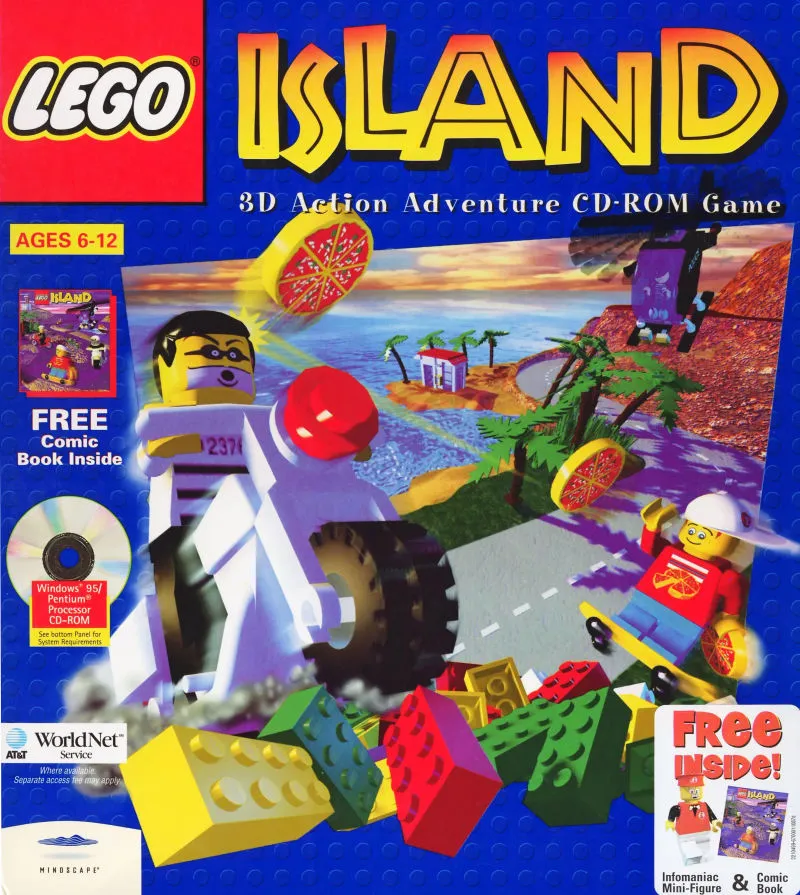 Katalogová fotka postaveného setu 5731 Island - PC CD-ROM