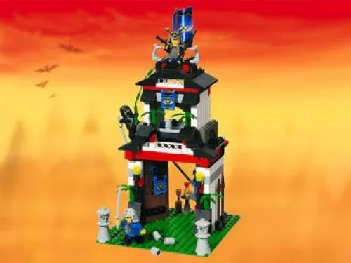 Catalogue picture of the built set 6083 Samurai Stronghold