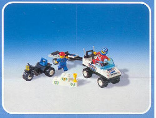 Katalogová fotka postaveného setu 6327 Turbo Champs