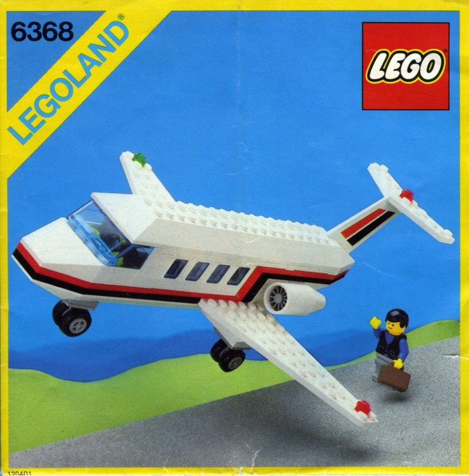 Katalogová fotka postaveného setu 6368 Jet Airliner