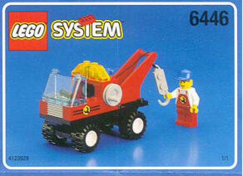 Katalogová fotka postaveného setu 6446 Crane Truck