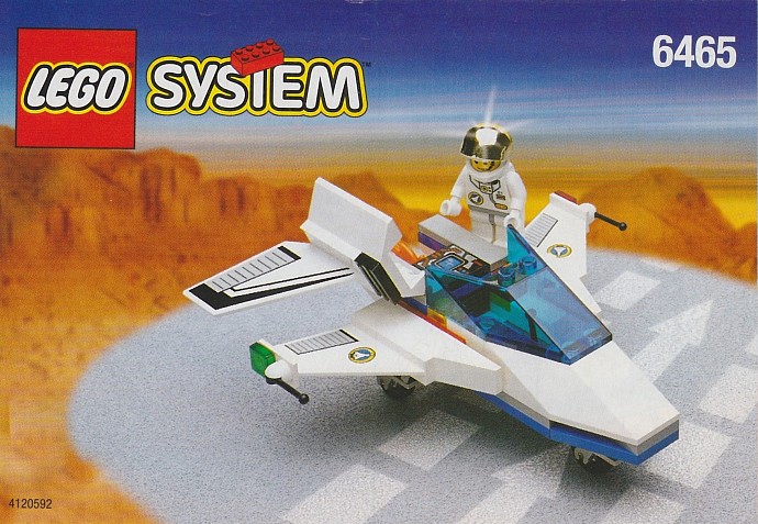 Catalogue picture of the built set 6465 Space Port Jet
