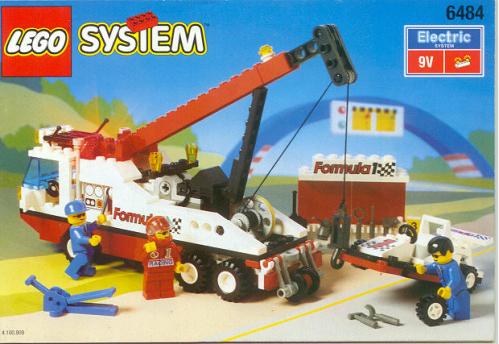 Katalogová fotka postaveného setu 6484 F1 Hauler