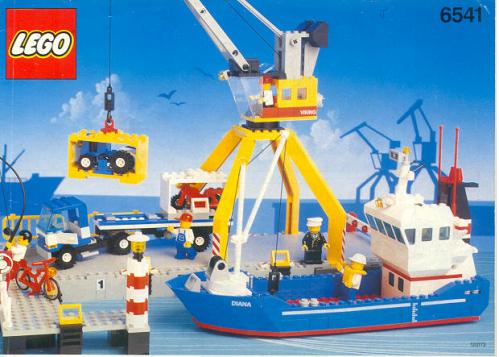 Katalogová fotka postaveného setu 6541 Intercoastal Seaport