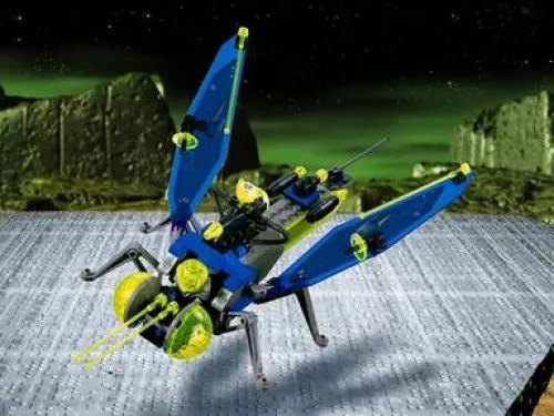 Katalogová fotka postaveného setu 6909 Sonic Stinger with Promotional Mask