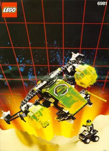 Catalogue picture of the built set 6981 Aerial Intruder