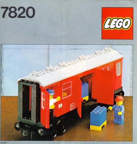 Catalogue picture of the built set 7820 Mail Van