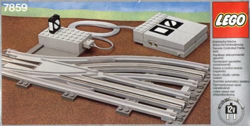 Catalogue picture of the built set 7859 Remote Controlled Points Left 12v