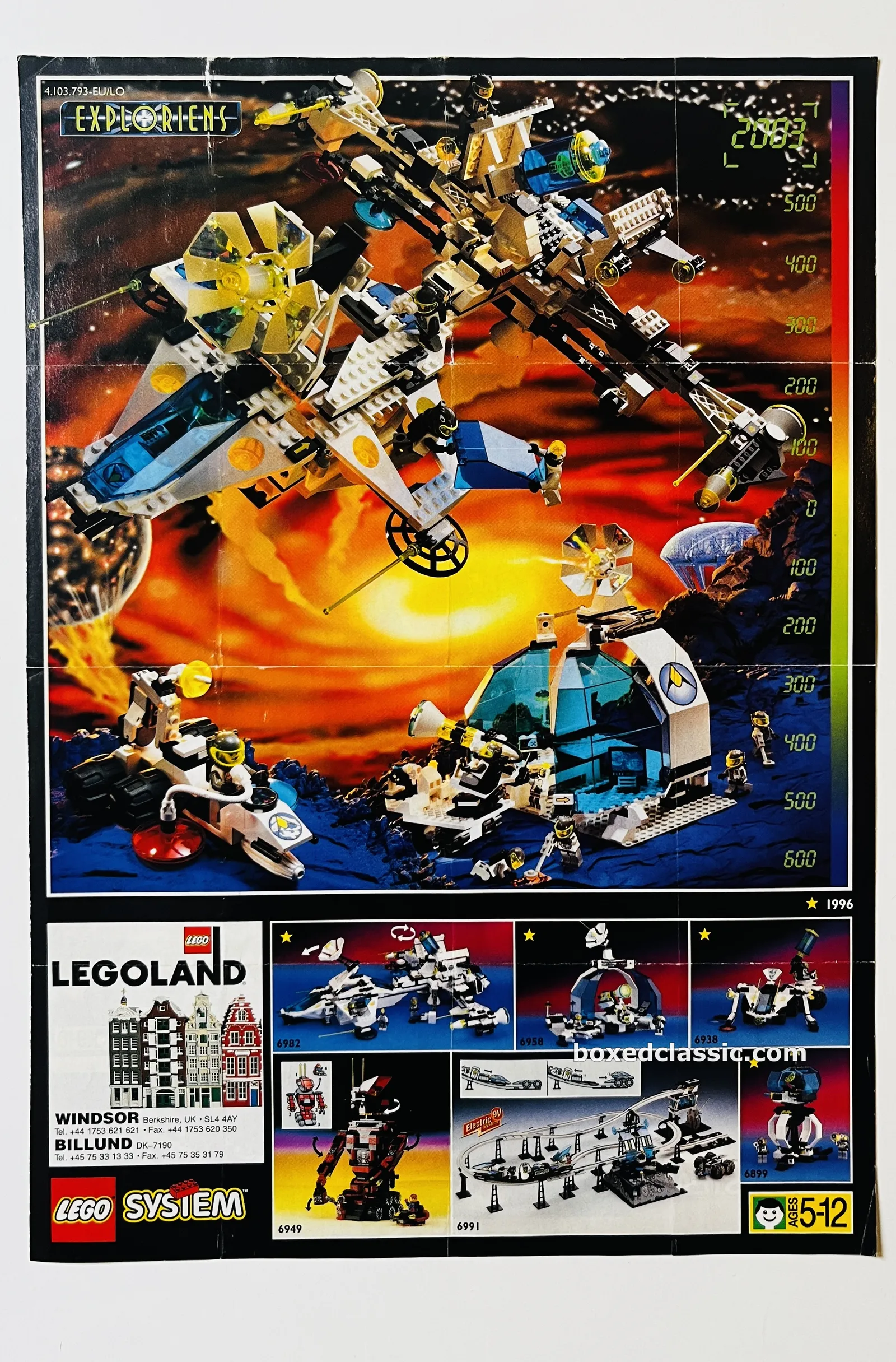 LEGO PROSPEKT PLAKÁT KATALOG 1996 — photo 1