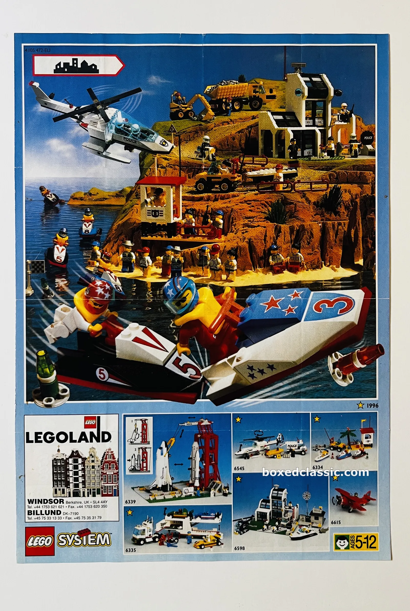 LEGO PROSPEKT PLAKÁT KATALOG 1996 — photo 1