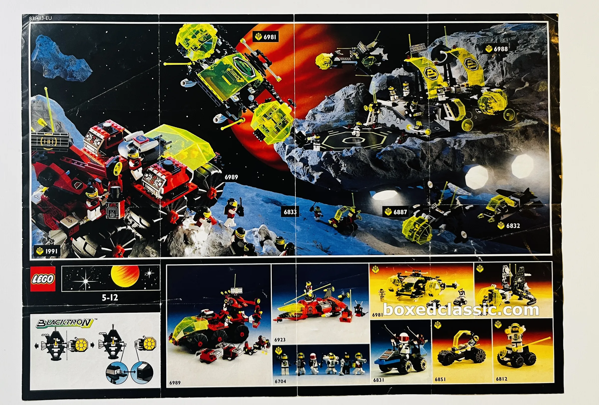 LEGO PROSPEKT PLAKÁT KATALOG 1991 — photo 1