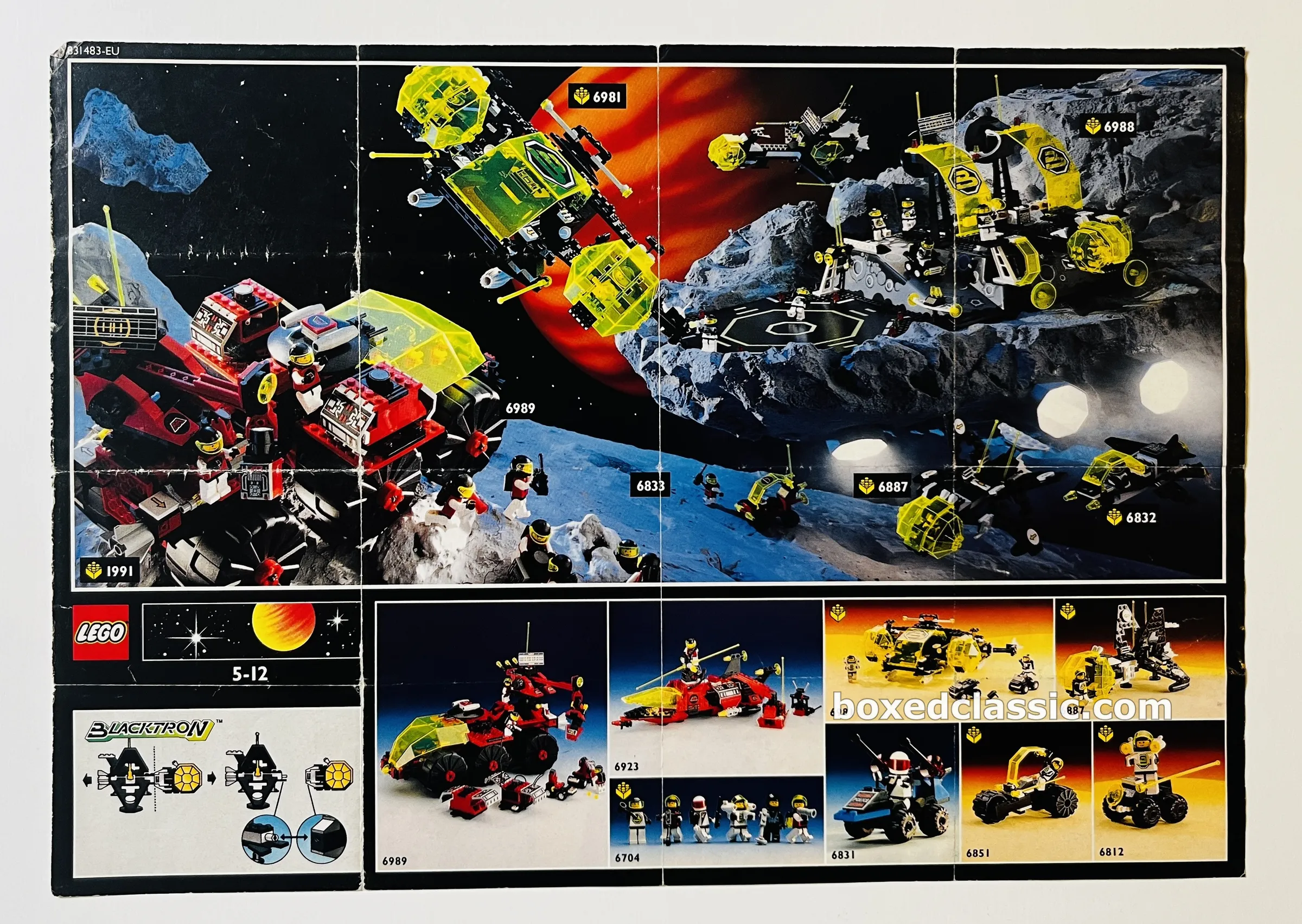 LEGO PROSPEKT PLAKÁT KATALOG 1991 — photo 1