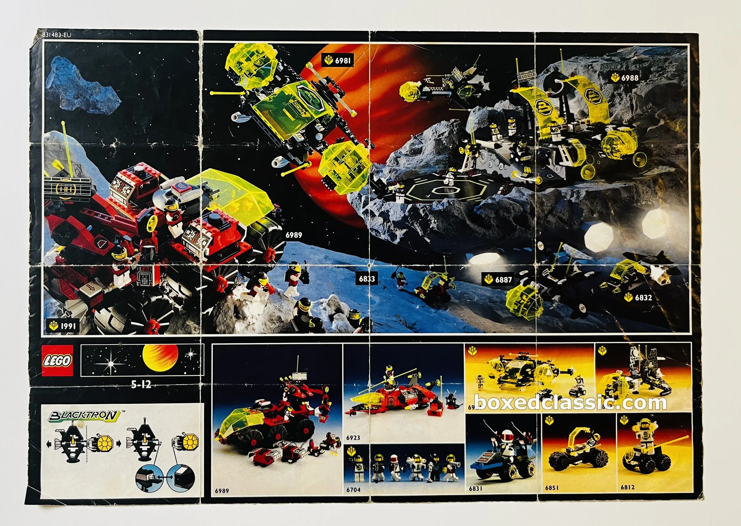 LEGO PROSPEKT PLAKÁT KATALOG 1991 — photo 1