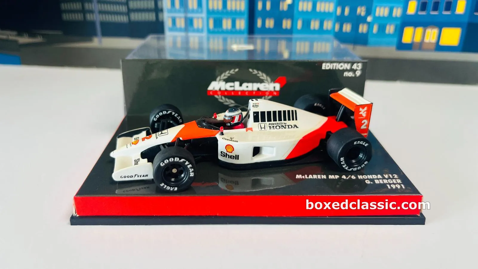 McLaren Honda MP4/6 — Gerhard Berger 1991, Minichamps 1:43 — photo 1