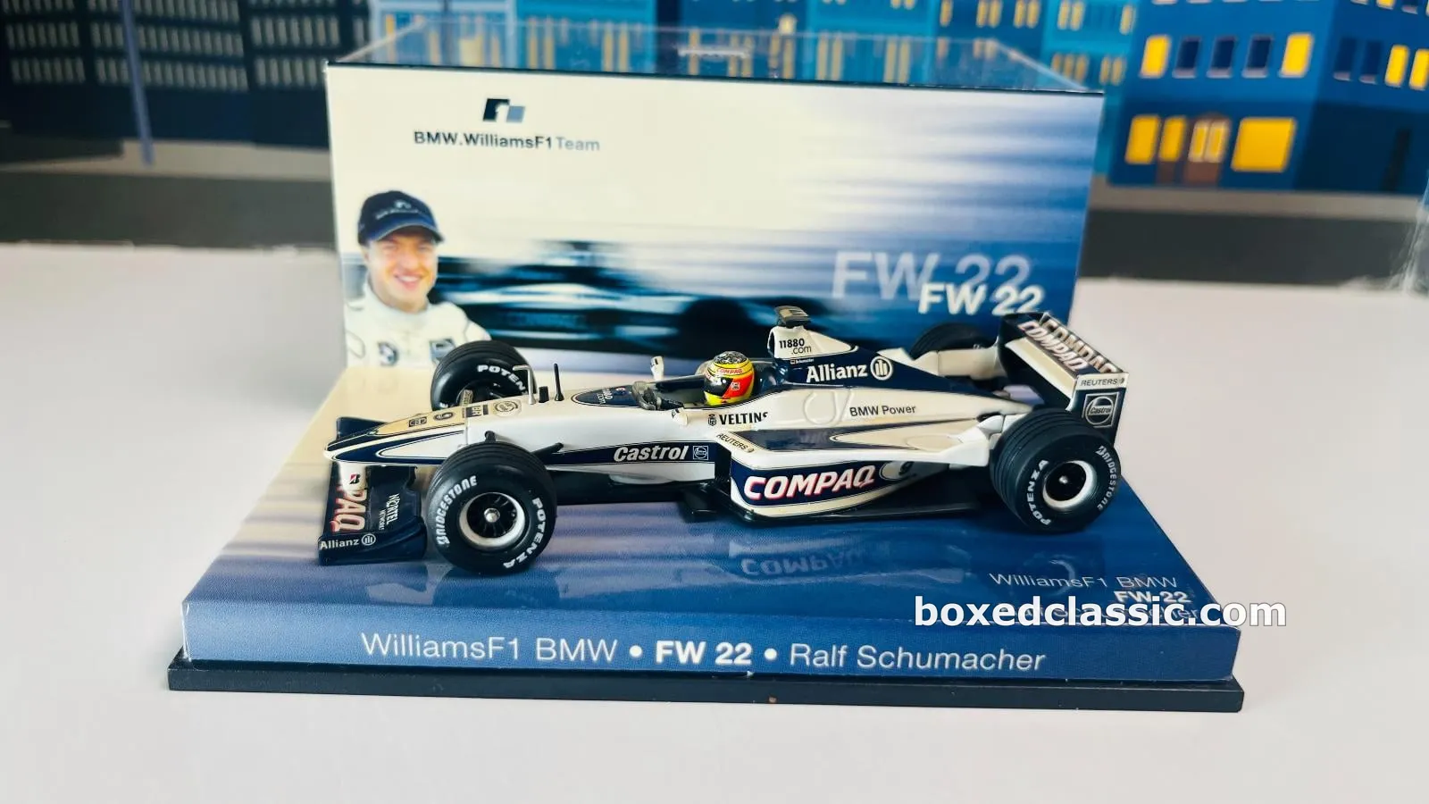 Williams BMW FW22 — Ralf Schumacher 2000, Minichamps 1:43 — photo 1