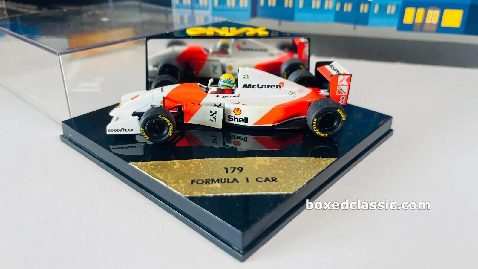 McLaren Ford MP4/8 — Ayrton Senna 1993, Onyx 1:43 — photo 1