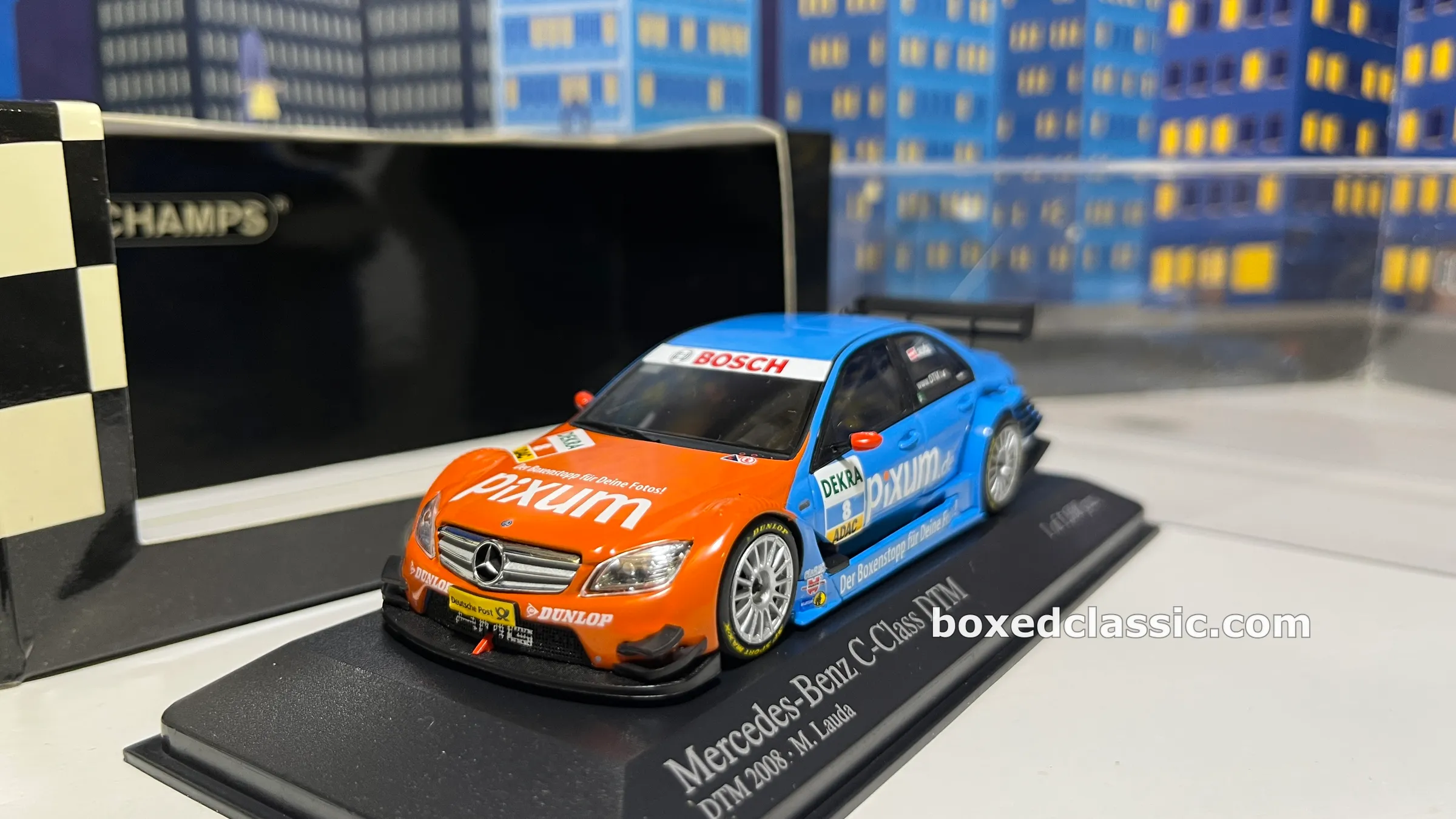 Mercedes-Benz C-Class — Mathias Lauda, DTM 2008, Minichamps 1:43 — photo 1
