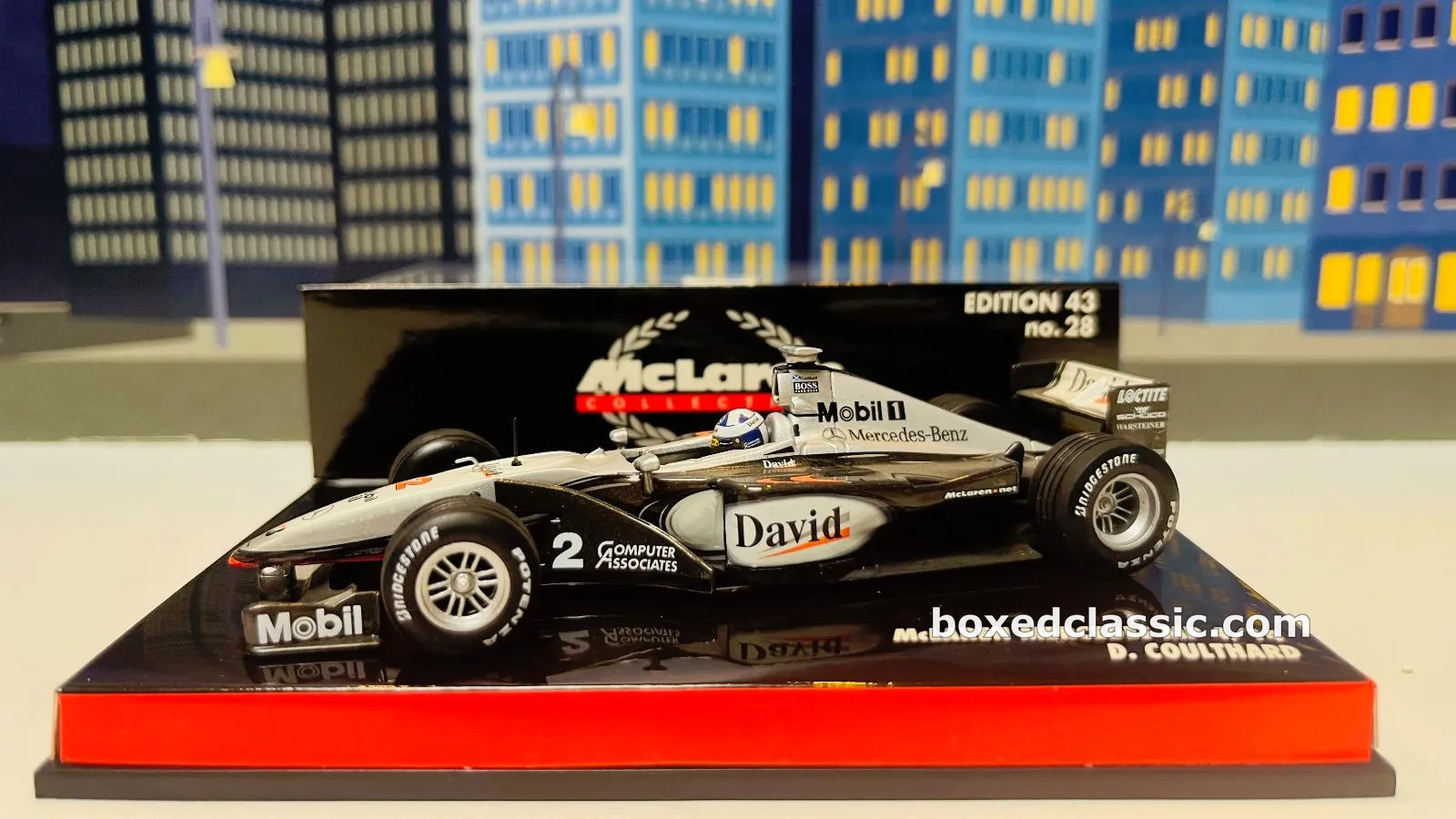 McLaren Mercedes MP4/14 — David Coulthard 1999, Minichamps 1:43 — photo 1