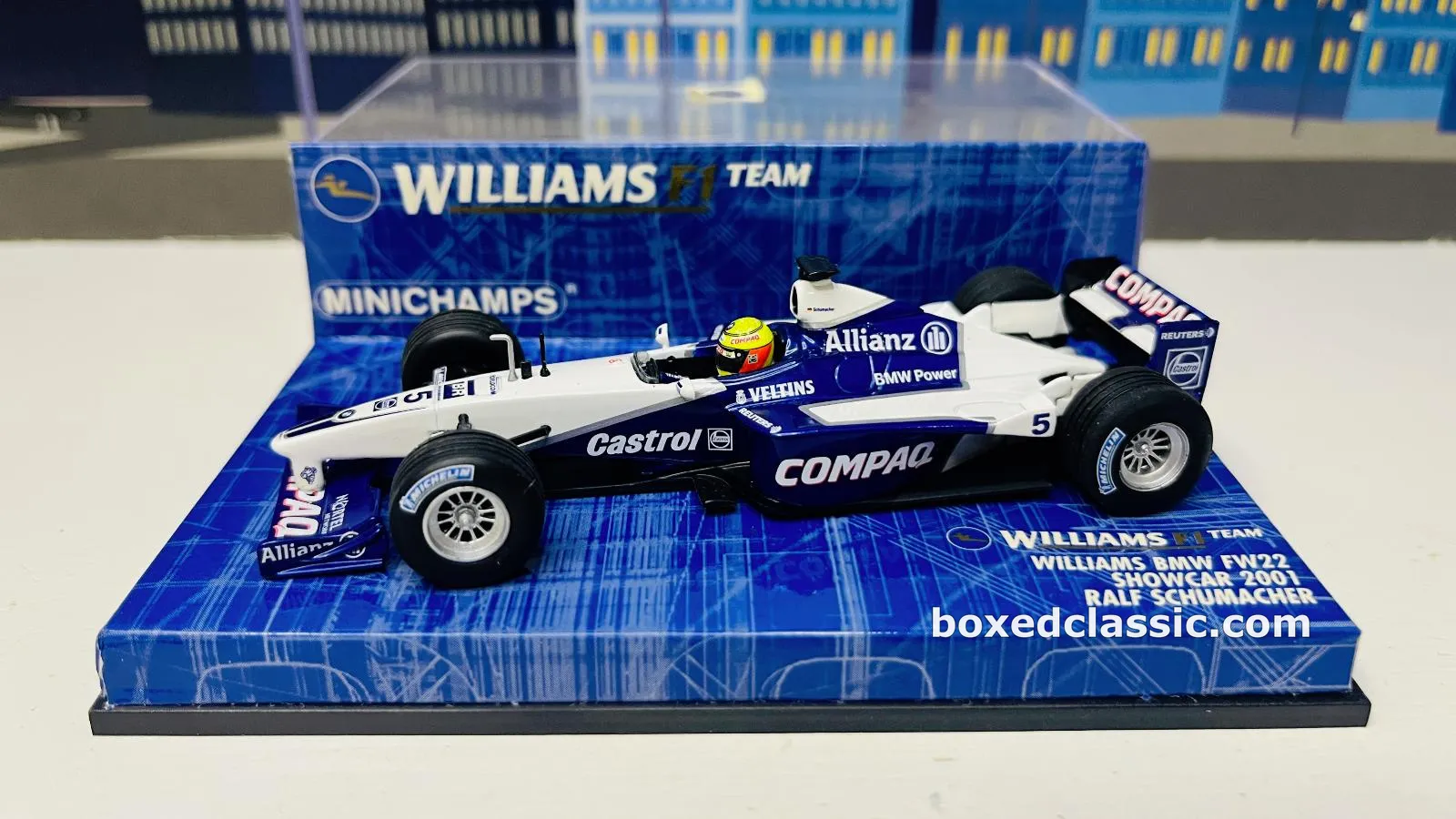 Williams BMW FW23 — Ralf Schumacher 2001, Minichamps 1:43 — photo 1