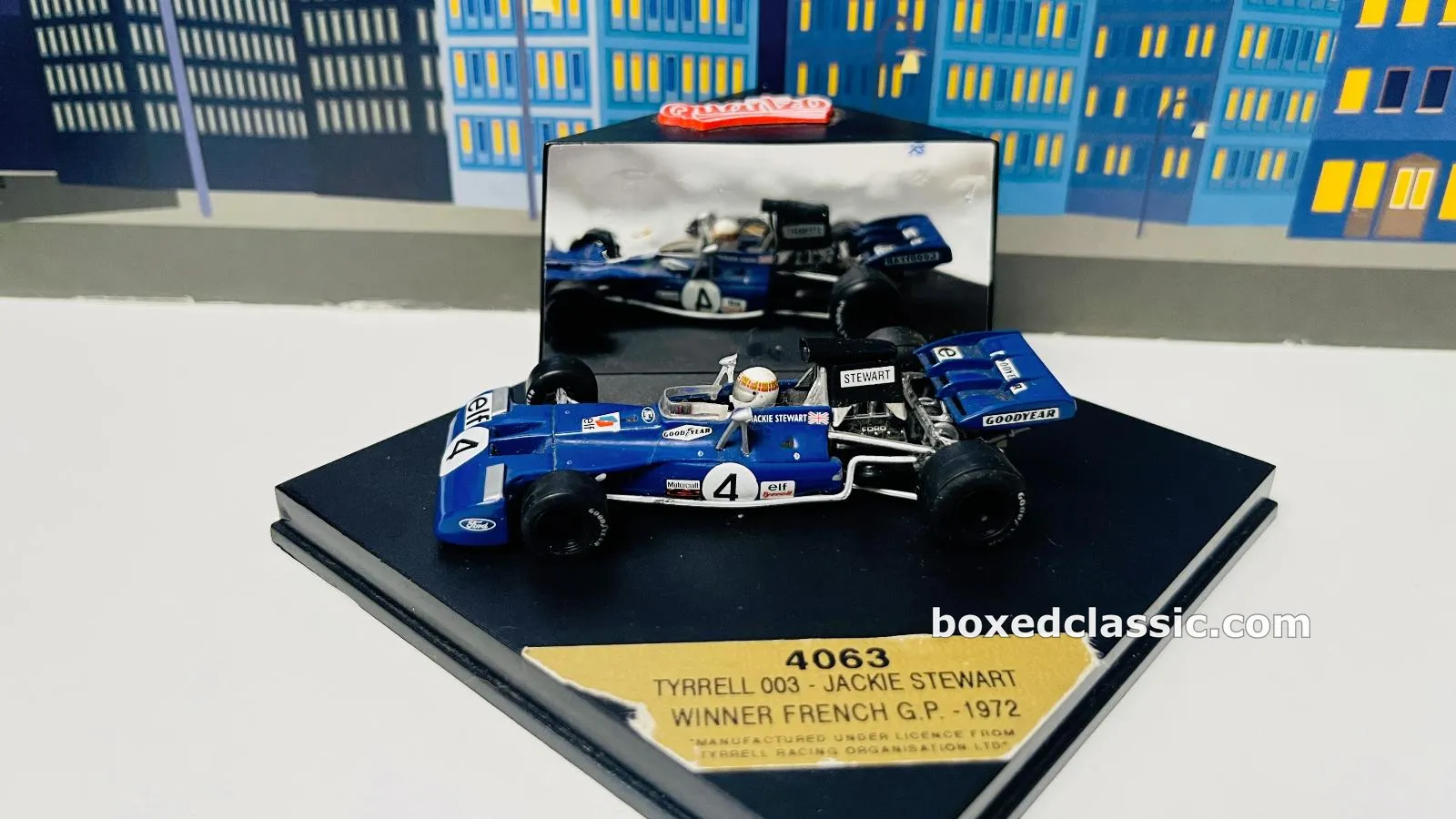 Tyrrell Ford 003 — Jackie Stewart, French Grand Prix 1972, Quartzo 1:43 — photo 1
