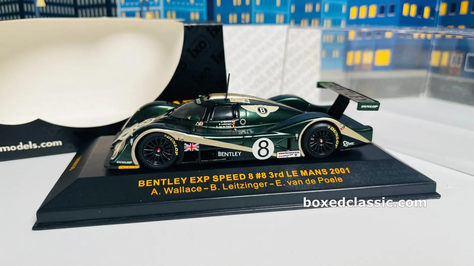Bentley EXP Speed 8 — Le Mans 2001, Wallace, IXO 1:43 — photo 1