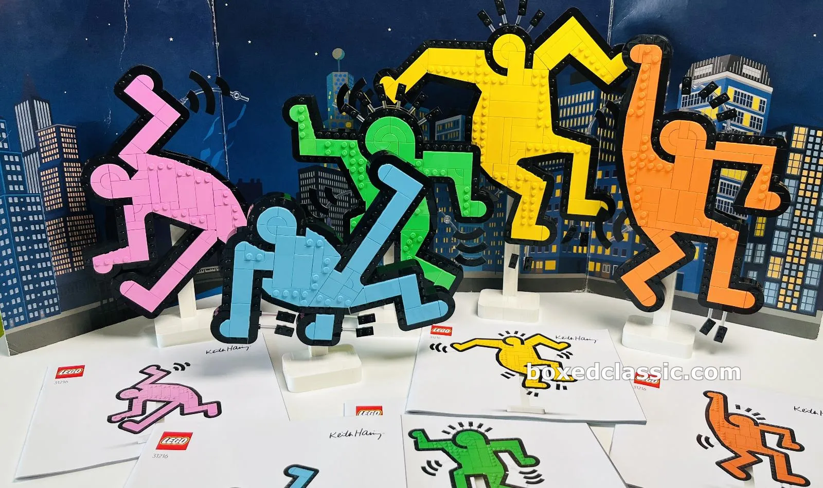 LEGO 31216 Keith Haring Dancing Figures — LEGO Art — photo 1