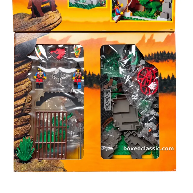 LEGO 6076 Dark Dragon's Den — flap open