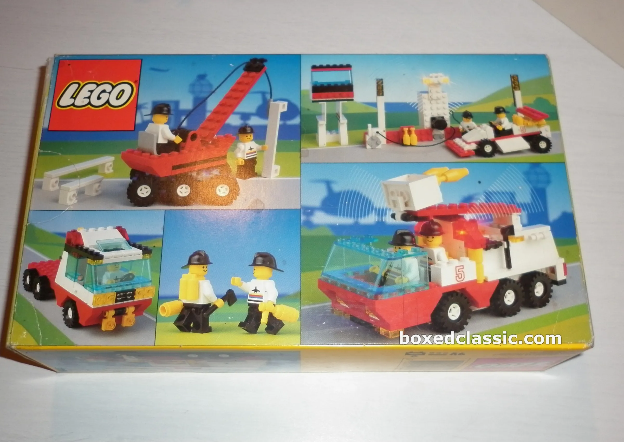 LEGO 6440 Jetport Fire Squad — back